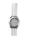Arabians Men's Watch 40mm Battery with White Leather Strap