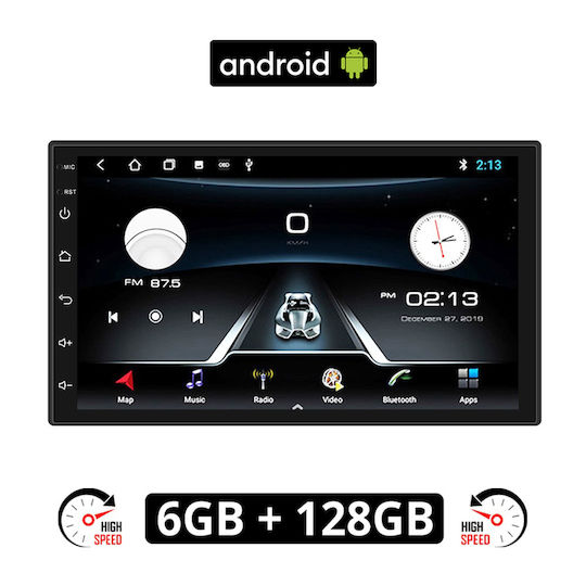Автомобилна Аудио Система (Блутут/USB/AUX/WiFi/GPS/Apple-Carplay/Android-Auto) с Тъчскрийн 7"