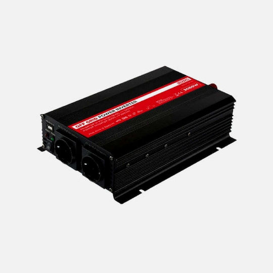 GBC Inv4-12-1500-mt Modifizierte Sinuswelle Wechselrichter Nennleistung 1500W mit Nenn-Eingangsspannung 12V