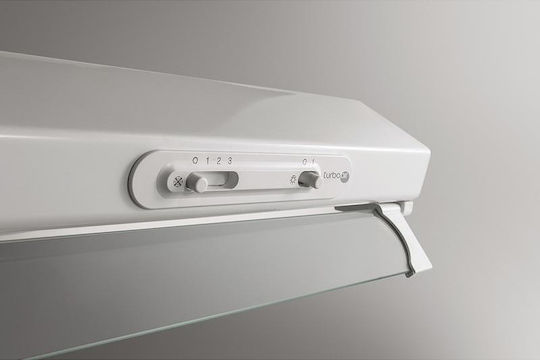 TurboAir Freestanding Vent Hood 60cm White