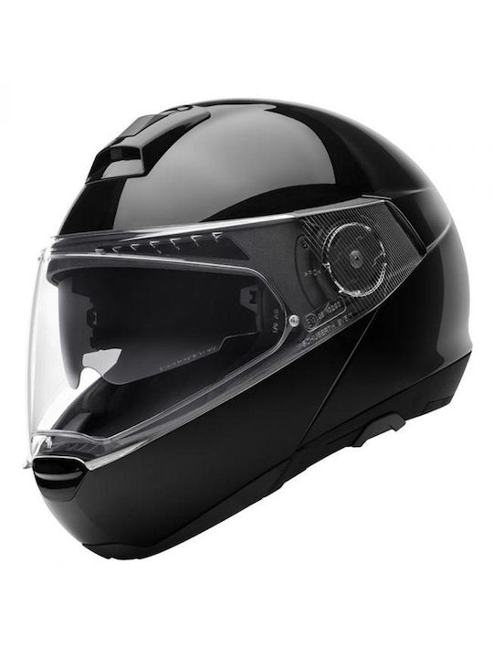 Schuberth C4 Pro Glossy Black Motorcycle Helmet Flip-Up DOT / ECE 22.05 with Pinlock and Sunvisor