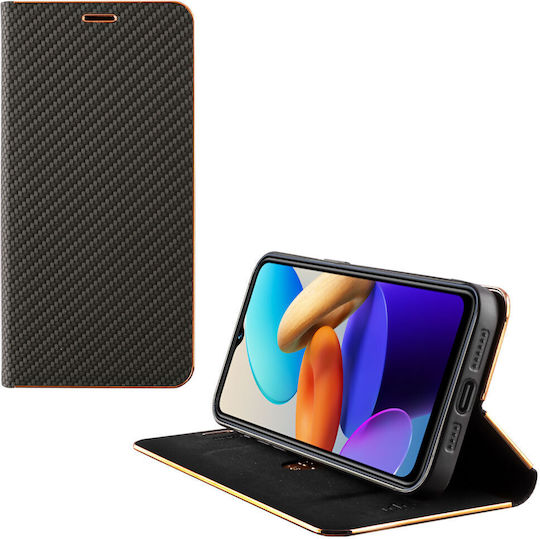 Idol 1991 Elite Book Piele artificială Negru (VIVO Y22, VIVO Y22s)