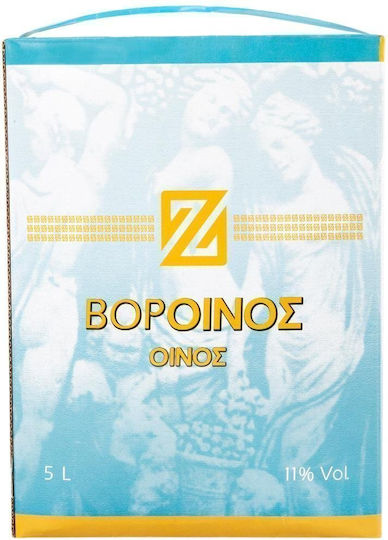Βοροινός Κρασί Ροζέ Ημίγλυκο σε Ασκό 5000ml