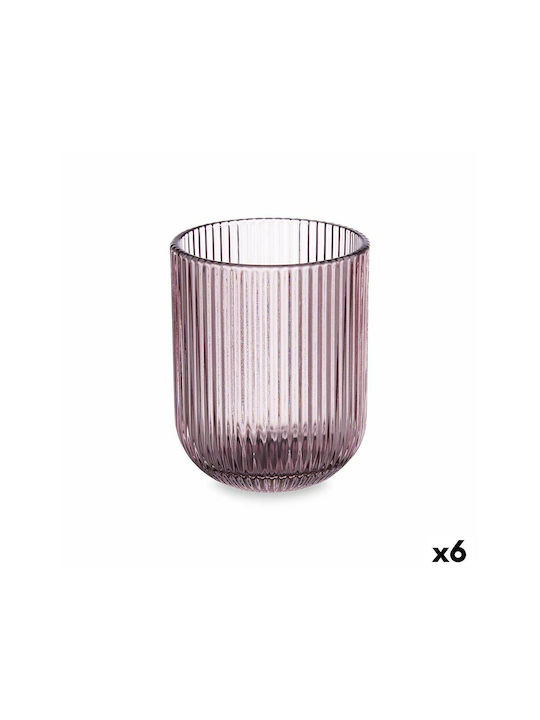 Vivalto Glass made of Crystal in Pink Color 270ml 1pcs