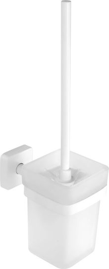 Kapitan Glas Badezimmer Toilettenbürste Weiß