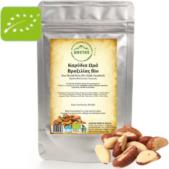 Nostos Pure Organic Brazilian Nuts Raw 500gr