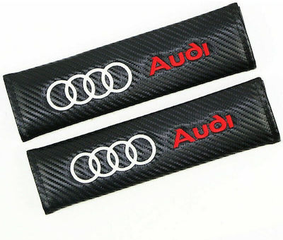 Set of 2pcs Car Seat Belt Pads Black