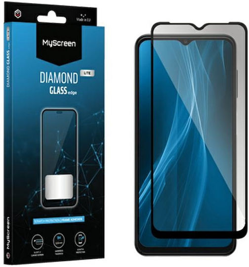 MyScreenPROTECTOR Пълно лепило Закалено стъкло за цялото лице Черен (Honor X6a (Huawei))
