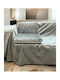Linea Home Baroque Non-Slip Three-Seater Sofa Throw Jacquard 180x300cm Gray