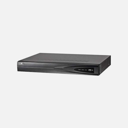 MW Power Überwachungs-Videorekorder NVR 8 Kanäle mit Auflösung 4K 224008