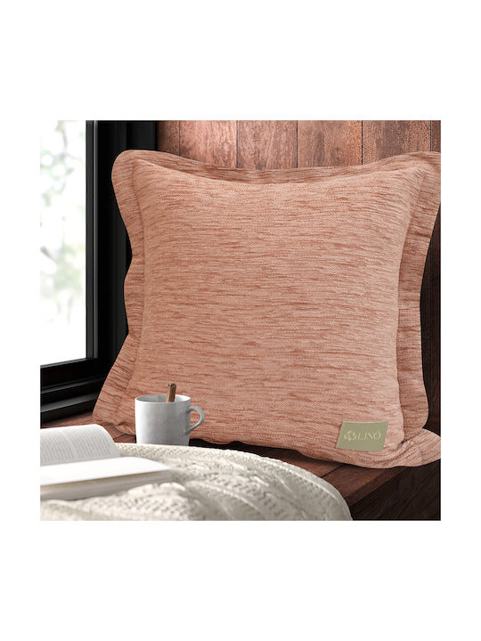 Lino Home Decorative Pillow Case Costume Salmon 45x45cm.