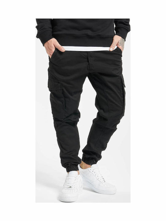 Herren Jeanshose Cargo-Hose Black