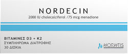 Norntis Nordecin Vitamină 2000iu 30 Tablete Norntis Nordecin Vitamină 2000iu 30 Tablete