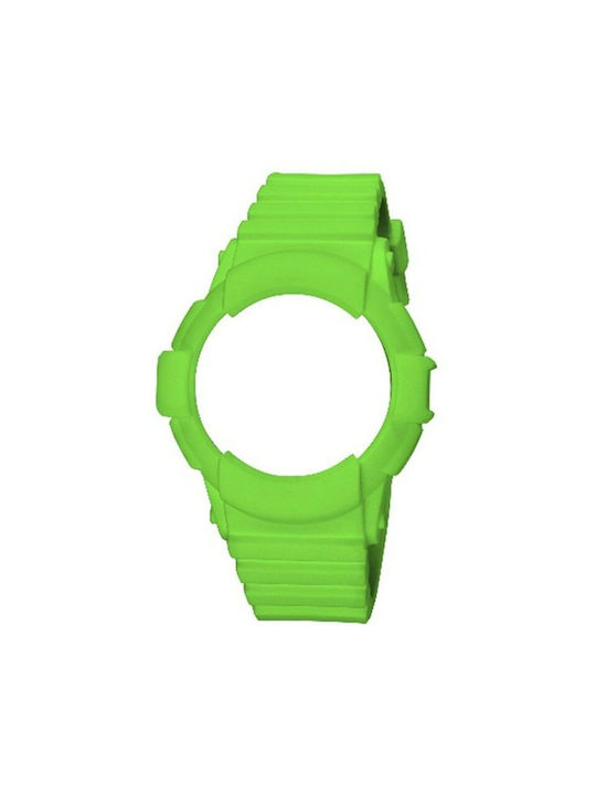 WATX & CO COWA2731 Curea de cauciuc Verde 49mm