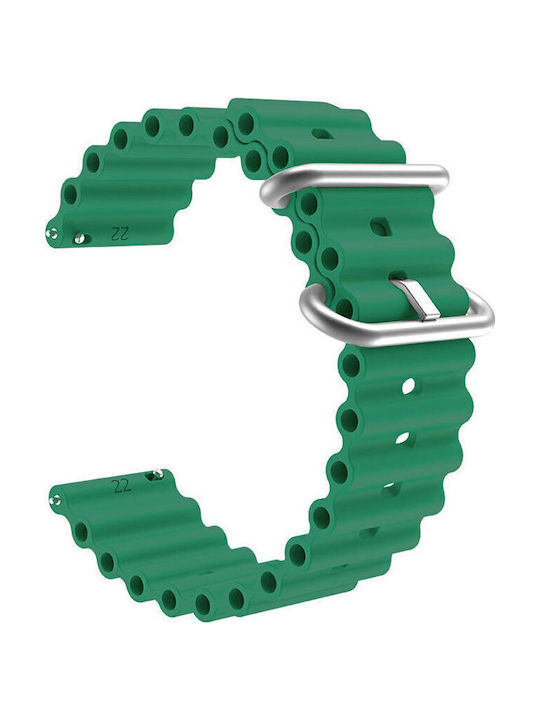 KOSTELO Gummi-Armband Grün 20mm