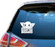Σήμα Baby on Board με Αυτοκόλλητο Yoda