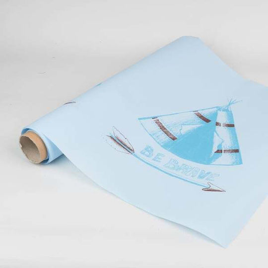 Kappa Decor Ύφασμα Διακόσμησης Βαμβακερό 50x500εκ. Γαλάζιο