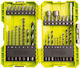 Ryobi Set of 32 Drills with Hexagonal Shank for Masonry και Wood