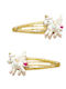 Yuko.B Set of Kids Hair Clips with Hair Clip Unicorn in Gold Color 2pcs