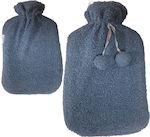 Hot Water Bottle with Cover Gray 2000ml