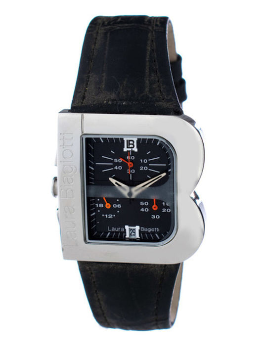 Laura Biagiotti Women's Watch with Black Leathe...
