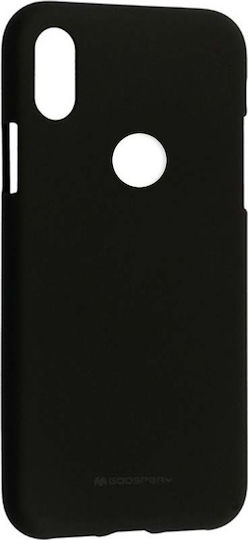 Mercury Soft Feeling Umschlag Rückseite Schwarz (Mi A2 Lite)