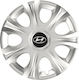 Versaco Set Capace de Roți Auto Impulse cu Compatibilitate Hyundai 4 Bucăți 14" Argintii
