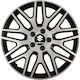 Versaco Set Capace De Roți Auto Dakar Compatibilitate Suzuki 4 Bucăți 13 Argintii