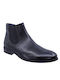 Pitillos Men's Leather Chelsea Ankle Boots Black