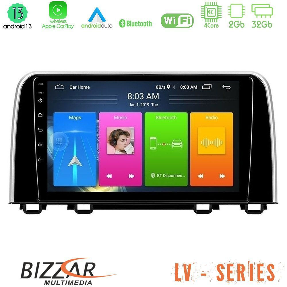 Bizzar Lv Series Ηχοσύστημα Αυτοκινήτου για Honda CRV (Bluetooth/USB