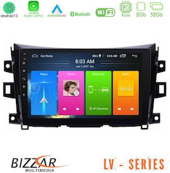 Bizzar Lv Series Ηχοσύστημα Αυτοκινήτου για Nissan Navara (Bluetooth/USB/WiFi/GPS/Android-Auto) με Οθόνη Αφής 9"