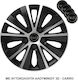 Versaco Car Hubcap Set Rapide with Opel Emblem 14" 4pcs Black