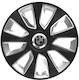 Versaco Car Hubcap Set Stratos Rc with Bmw Emblem 15" 4pcs Silver