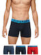 Men's Boxers Dark indigo blue marl 3Pack