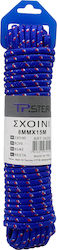 Tpster Σχοινί Διαμέτρου 8mm με Μήκος 15m Μπλε