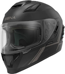 Sena Stryker Full Face Helmet with Sun Visor DOT Black Matt