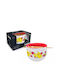 Just Funky Pokemon - Pikachu Ramen Set (bowl, Chopsticks) Serving Bowl Round Ceramic Beige