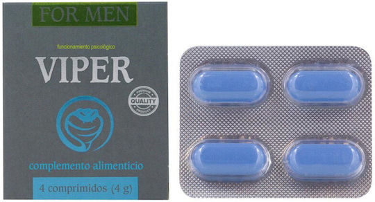 Cobeco Pharma Viper Men Special Food Supplement 4 Tablets