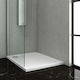 Karag Rectangular Acrylic Shower White New Flat 70x130cm