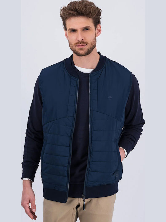 Sleeveless Jacket Puffer Navy Blue