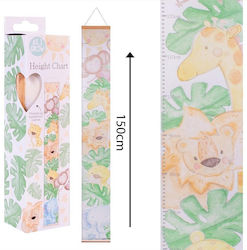 Hugs & Kisses Kids Growth Height Chart Forest 150cm