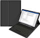 Флип Капак с Клавиатура на Английски Език САЩ Черен Lenovo Tab M10 (3-то Поколение) 10.1''