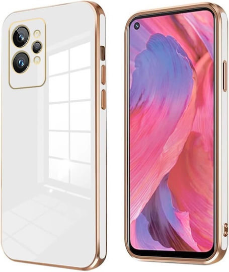 Bodycell Plated Back Cover Σιλικόνης με Λουράκι Χρυσό (Realme GT 2 Pro)