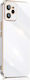 Bodycell Plated Back Cover Silicon cu Curea Aur...