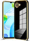 Bodycell Plated Back Cover Silicon cu Curea Aur...
