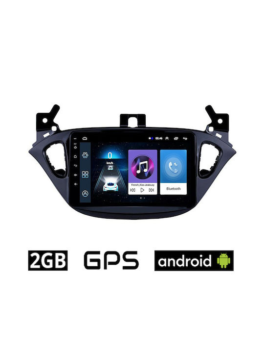 Auto-Audiosystem für Opel Adam 2013+ (Bluetooth/USB/AUX/WiFi/GPS/Apple-Carplay/Android-Auto) mit Touchscreen 9"