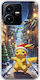 Cartoons Pikachu Back Cover Silicone Multicolour (Vivo Y22S / Y35)