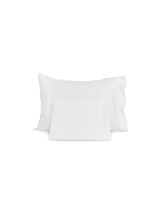 Mc Decor Azour Σετ Σεντόνια Υπέρδιπλα 240x270εκ. Λευκό (4τμχ)