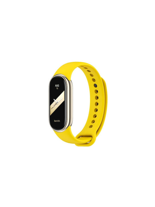 Λουράκι Σιλικόνης Κίτρινο (Xiaomi Smart Band 8)