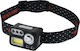 Andowl Rechargeable Headlamp LED with Maximum Brightness 750lm Black